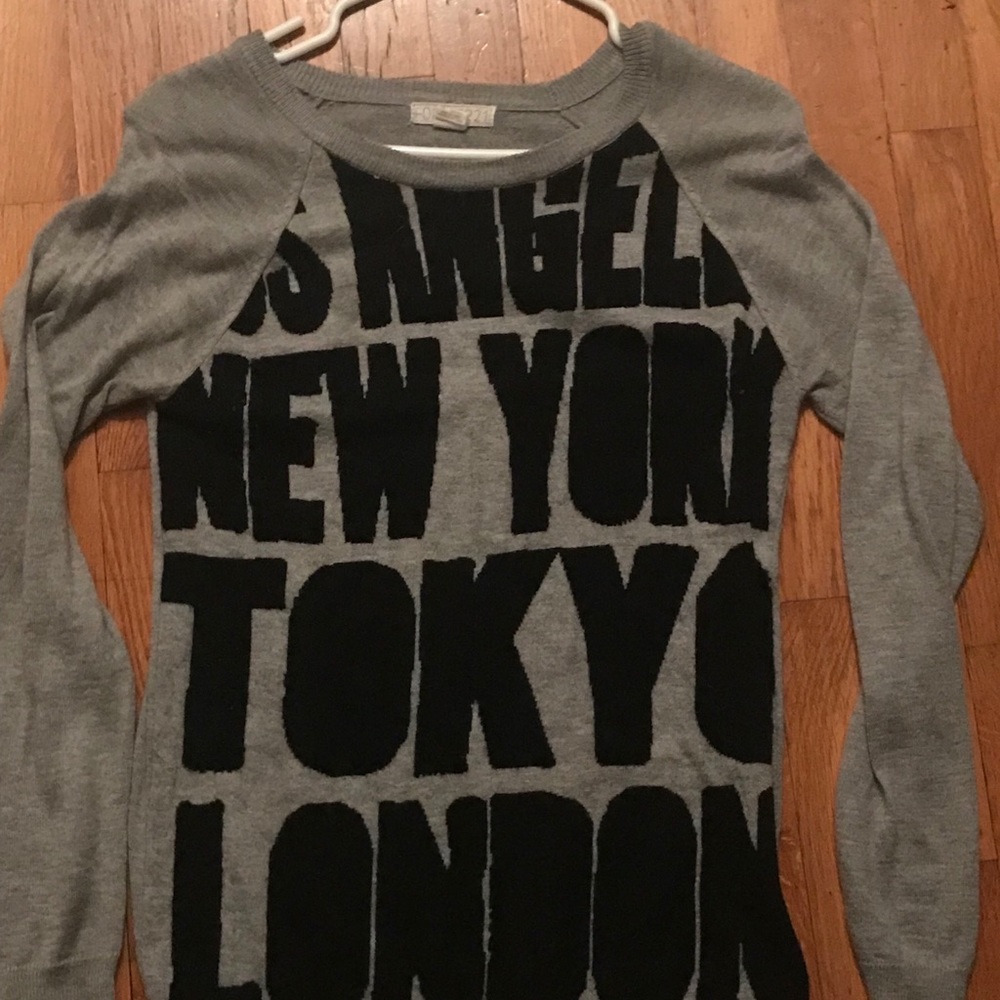 Forever 21 city’s sweater